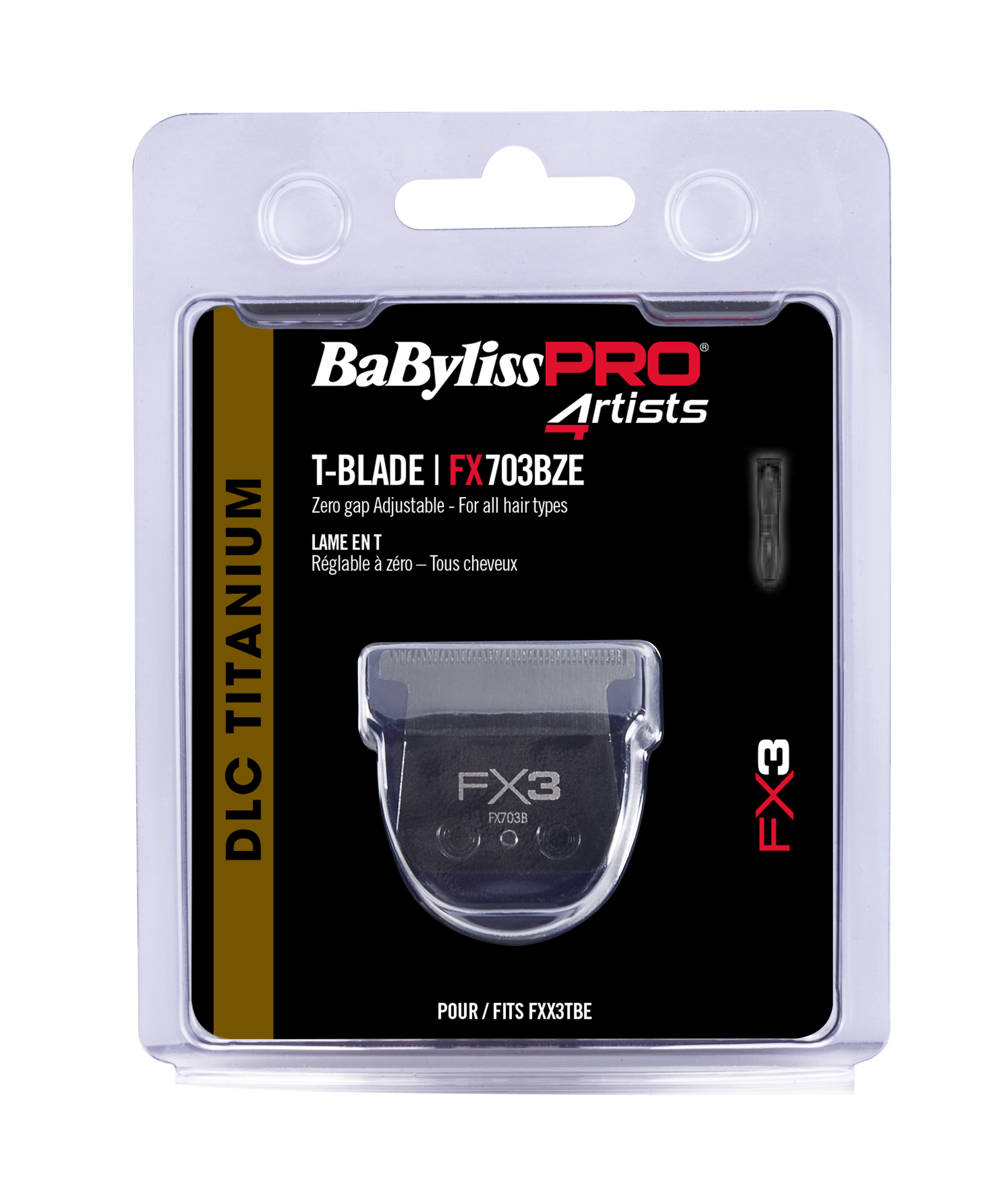 BaByliss PRO trimmelő penge FX3 DLC titánium penge BPFXX3TBE - Image 6