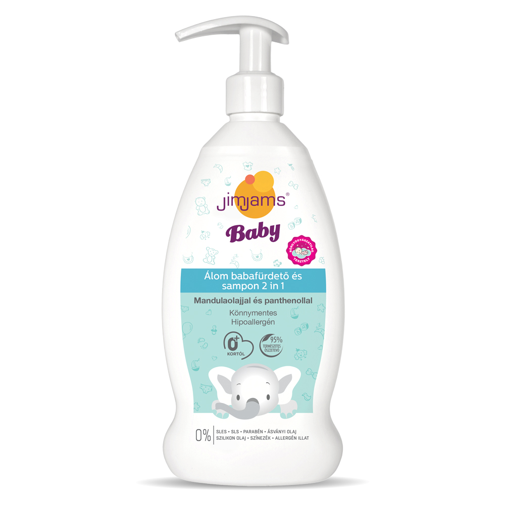 JimJams Baby Álom babafürdető és sampon 2in1 400ml - Image 3