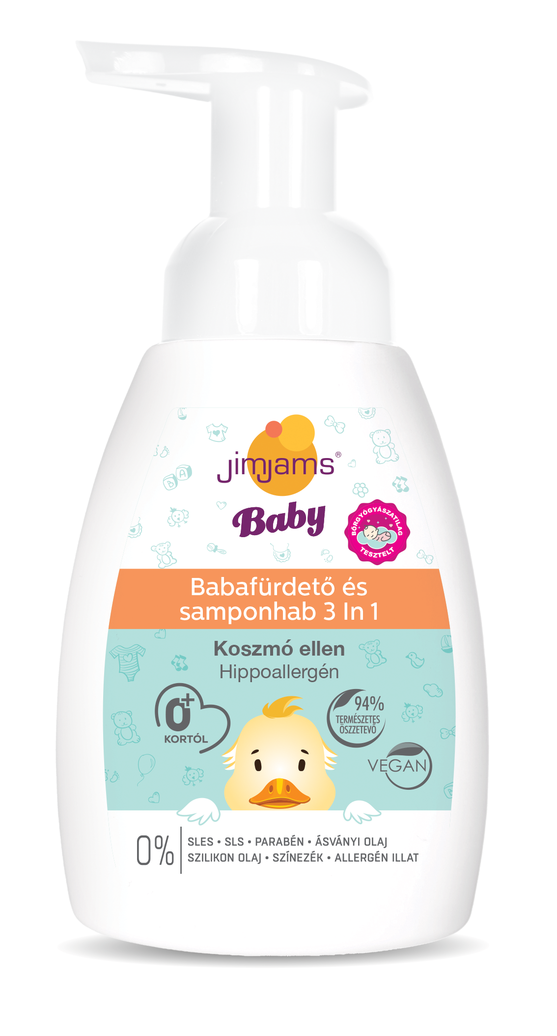 JimJams Baby Babafürdető és samponhab 3in1 250ml - Image 3