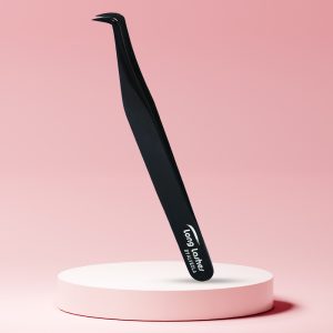 Long Lashes 90 fokos Volume Pro szempilla csipesz –fekete
