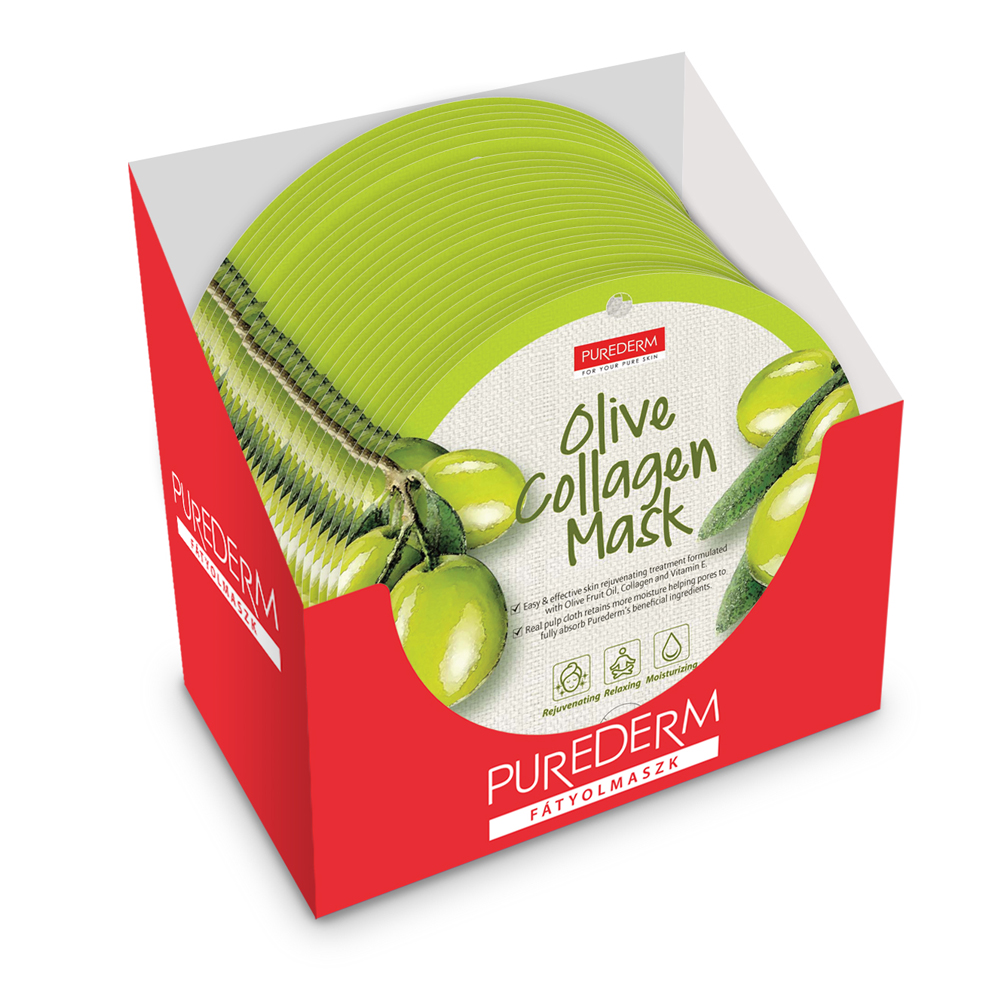 PureDerm Olive maszk circle 24 db/csom.