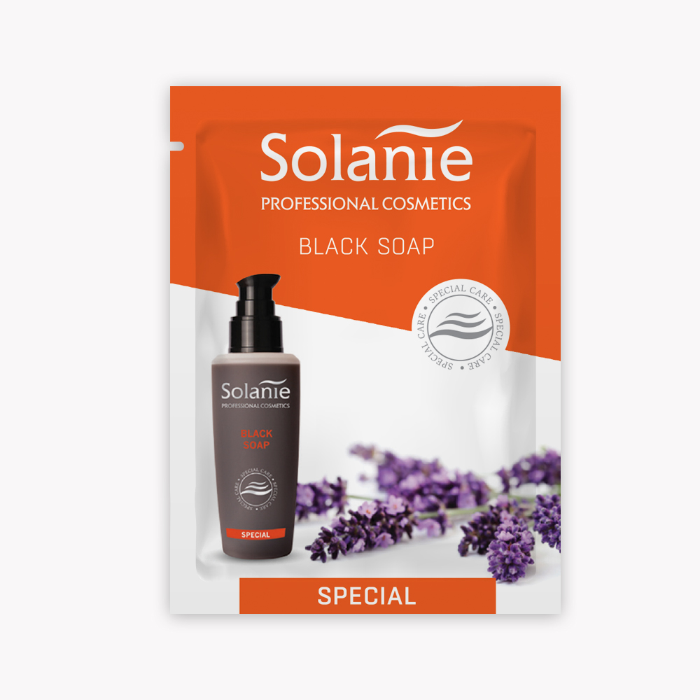 Solanie Minta Fekete szappan 3ml - Ajándék