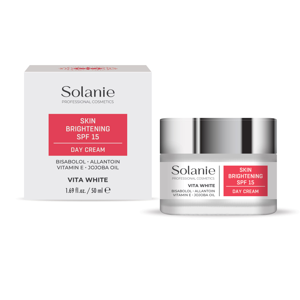 Solanie Vita White SPF15 bőrhalványító nappali krém 50 ml - Image 2