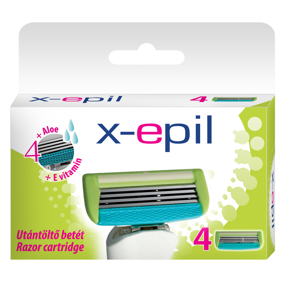 X-Epil Női borotva betét 4 pengés/4db