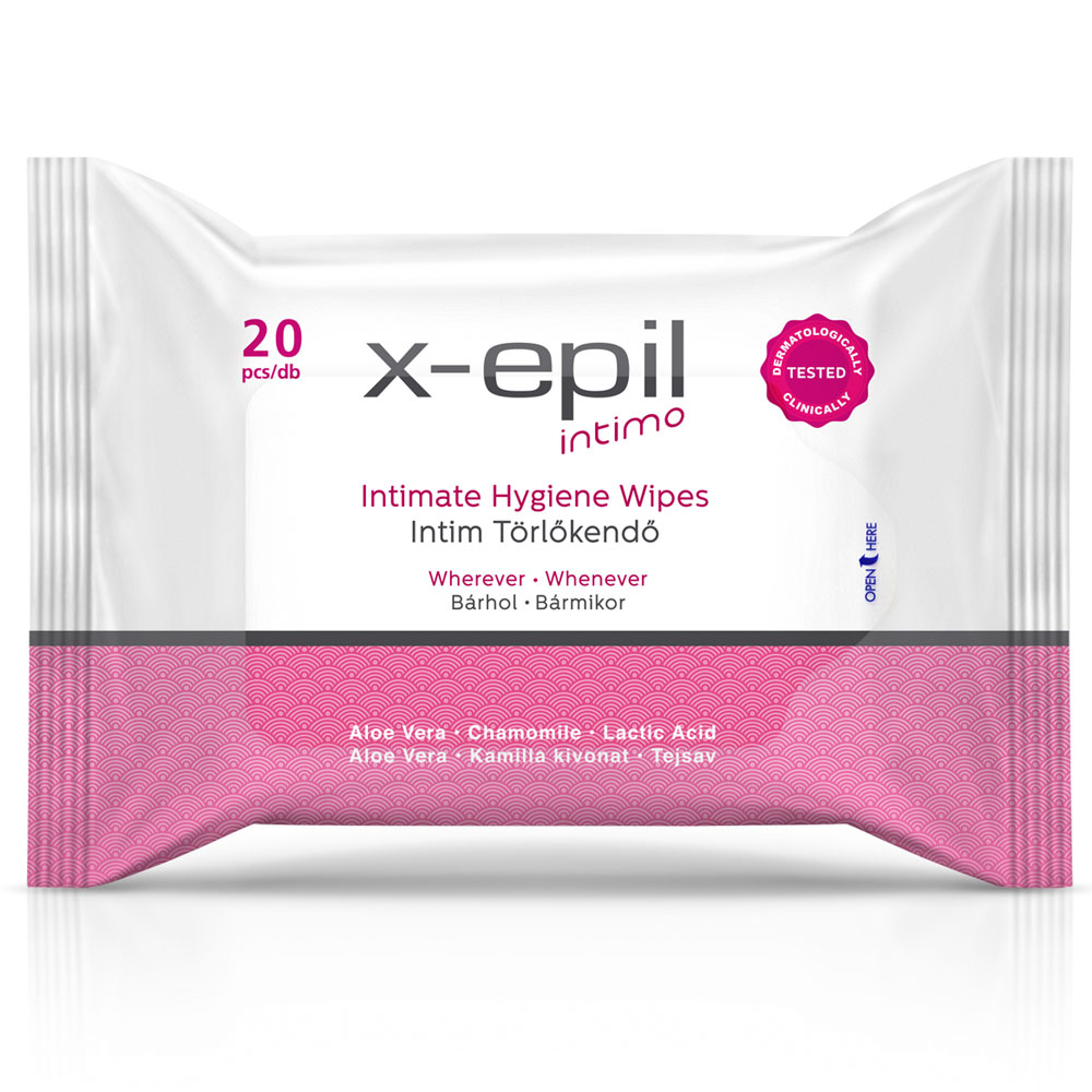 X-Epil Intimo Intim törlőkendő 20db - Image 2