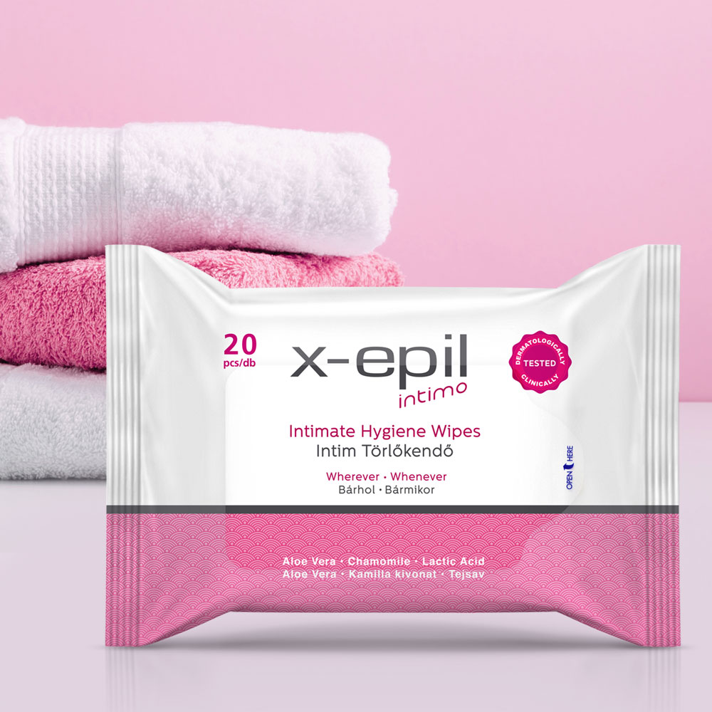 X-Epil Intimo Intim törlőkendő 20db - Image 3