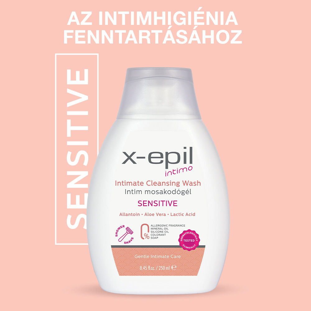 X-Epil Intimo Intim mosakodógél - Sensitive 250ml - Image 3