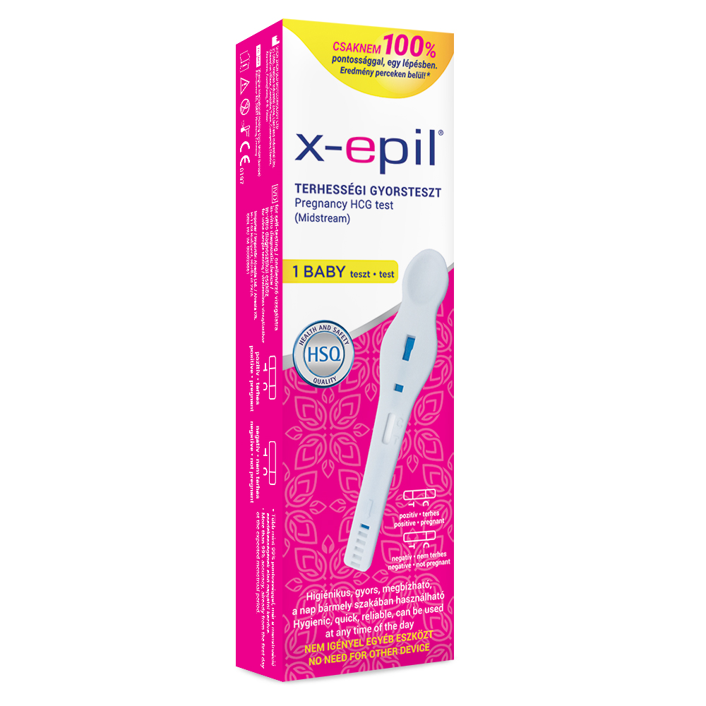 X-Epil Terhességi gyorsteszt pen 1db - Image 2