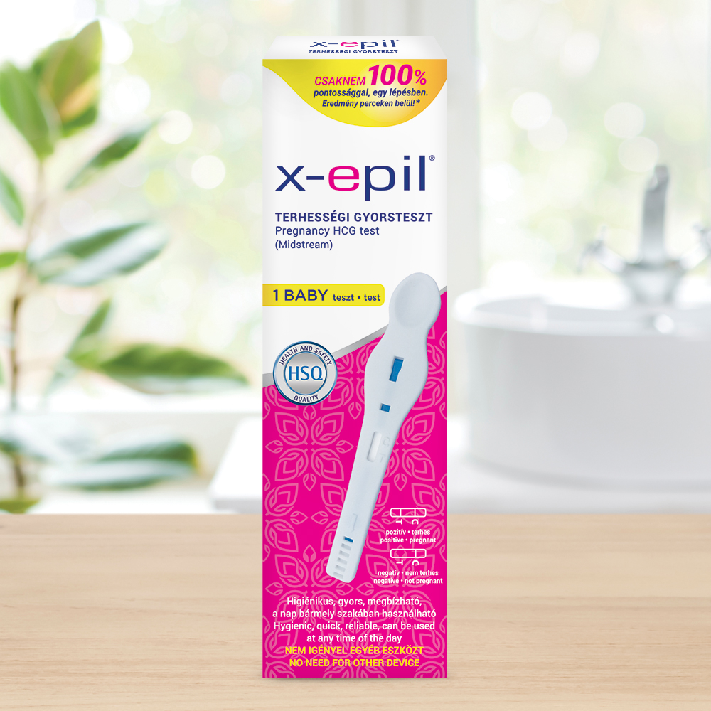 X-Epil Terhességi gyorsteszt pen 1db - Image 4