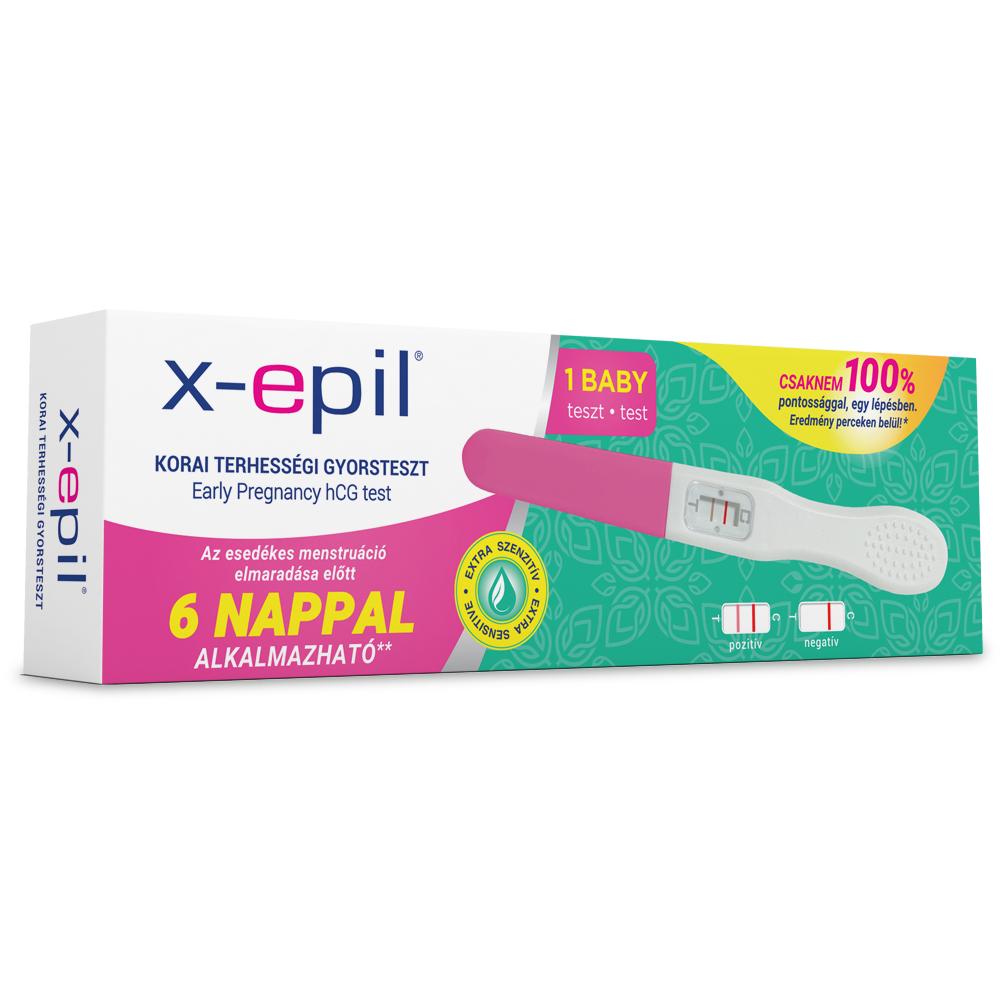 X-Epil Korai Terhességi gyorsteszt egy lépésben 1db - Image 4