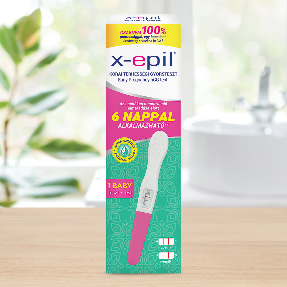 X-Epil Korai Terhességi gyorsteszt egy lépésben 1db - Image 5