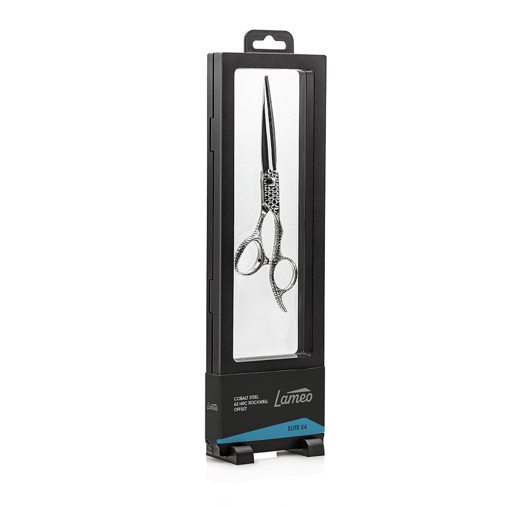 Lameo Elite E4 Cobalt Offset fodrászolló 6 ezüst - Image 2