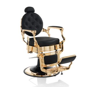 Hair Custom Gold King Barber szék