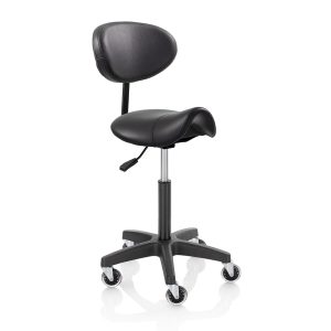 Roller Pro Ideal Sadlle M háttámlás nyeregzsámoly fekete talppal