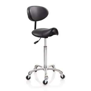 Roller Pro Elité Sadlle L háttámlás nyeregzsámoly króm talppal